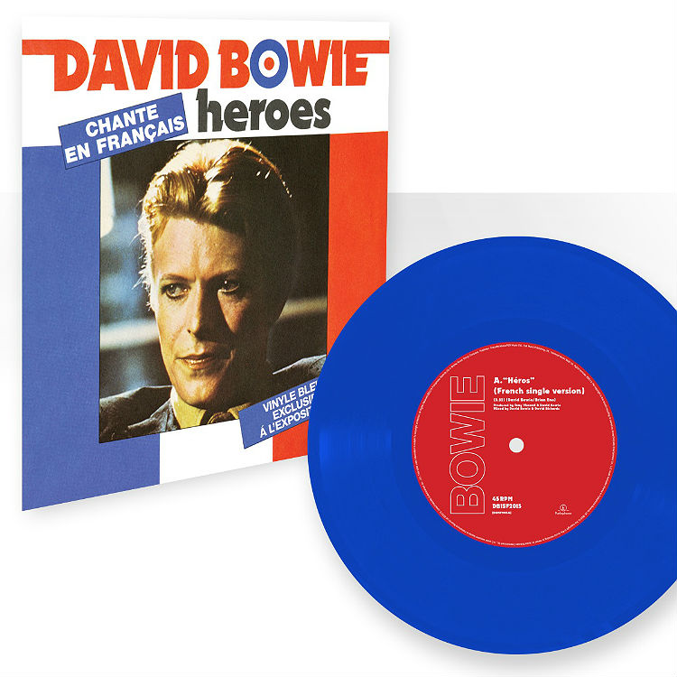 David Bowie announces limited-edition red and blue vinyls